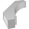 Ekena Millwork 3 1/2-in. W x 16-in. D x 24-in. H Imperial Architectural Grade PVC Knee Brace BRCP035X16X24IMP - alternate 2